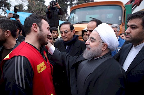 روحانی : حادثه پلاسکو برای همه مسئولان هشدار بود