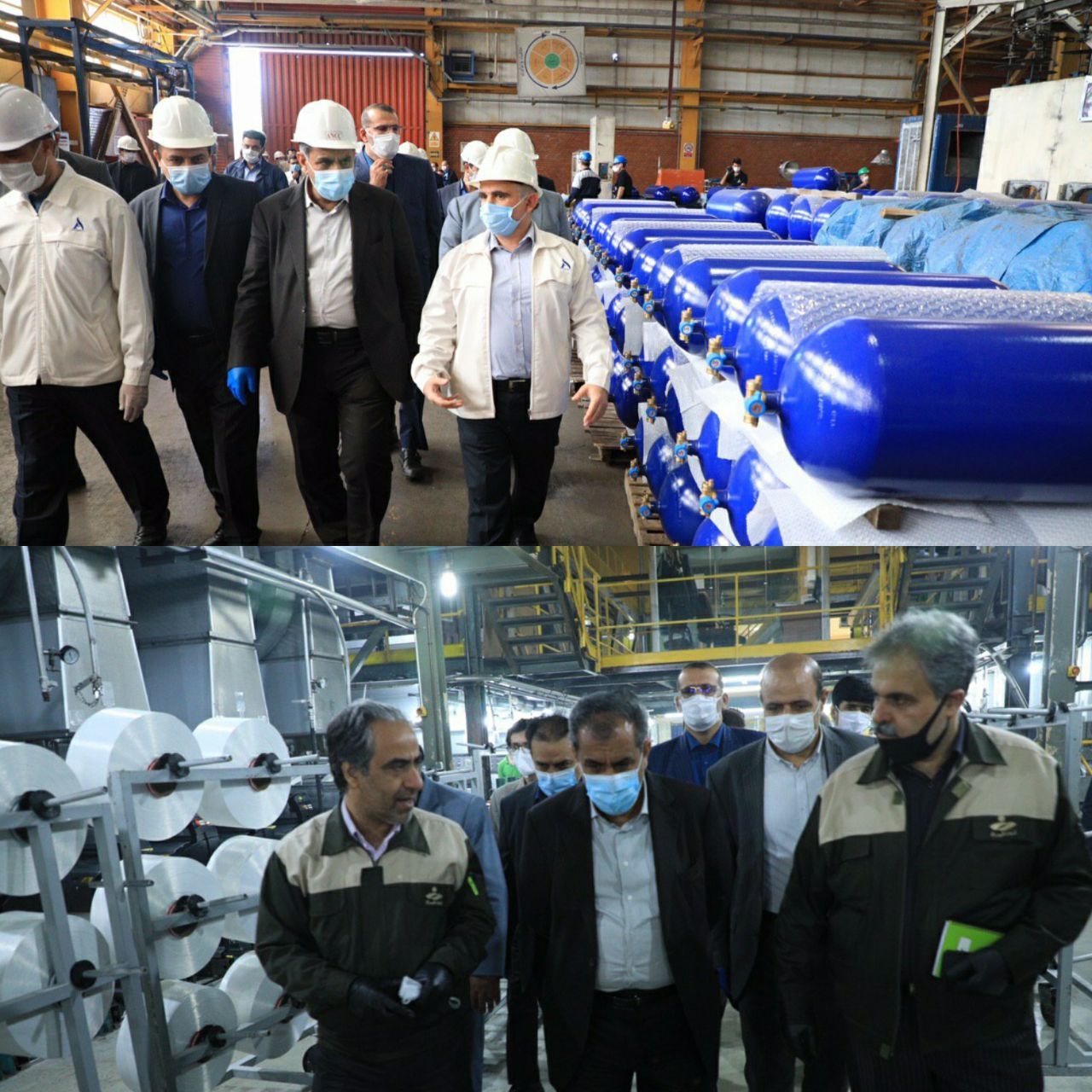 استاندار قزوین از ۲ واحد تولیدی در شهرک صنعتی لیا بازدید کرد