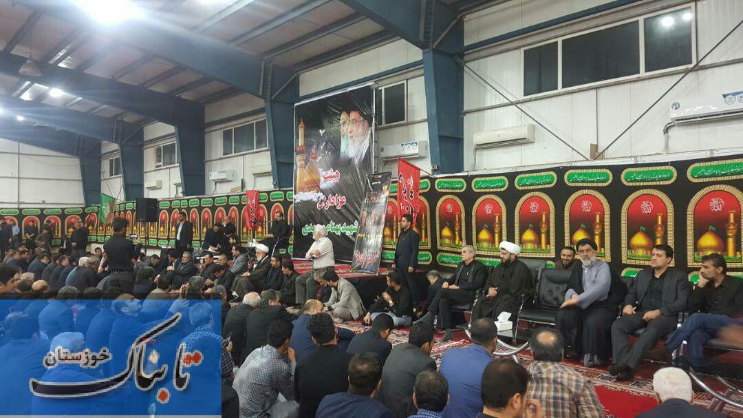 حضور دکتر رضایی در هیئت عزاداری شهید بهنام محمدی