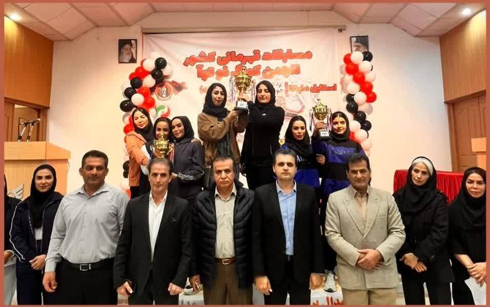 کردستان صدرنشین مسابقات تیمی کونگ فوتوآ بانوان کشور شد